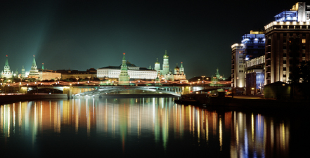 Μόσχα, νυχτερινή φωτογραφία
