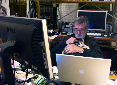 Pedro Meyer, γάτα, υπολογιστές
