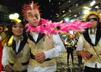 φωτογραφία έκθεσης σχετικά με το Τυρναβίτικο καρναβάλι