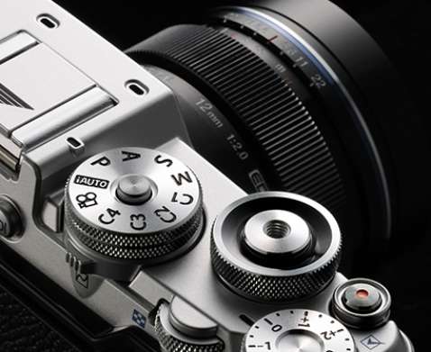 λεπτομέρεια της νέας φωτογραφικής μηχανής PEN-F της Olympus